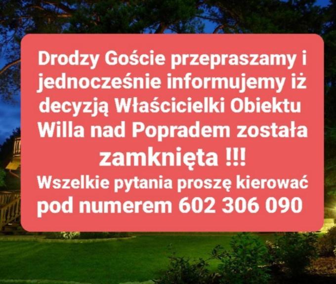 Willa Nad Popradem Bed and Breakfast Piwniczna-Zdroj Buitenkant foto